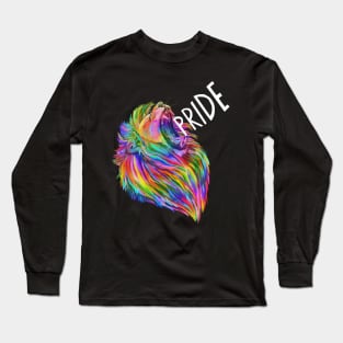 Sparkling Pride Rainbow Lion Long Sleeve T-Shirt